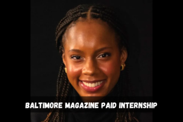 balimore magazine paid internship