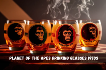 planet of the apes drinking glasses 1970s